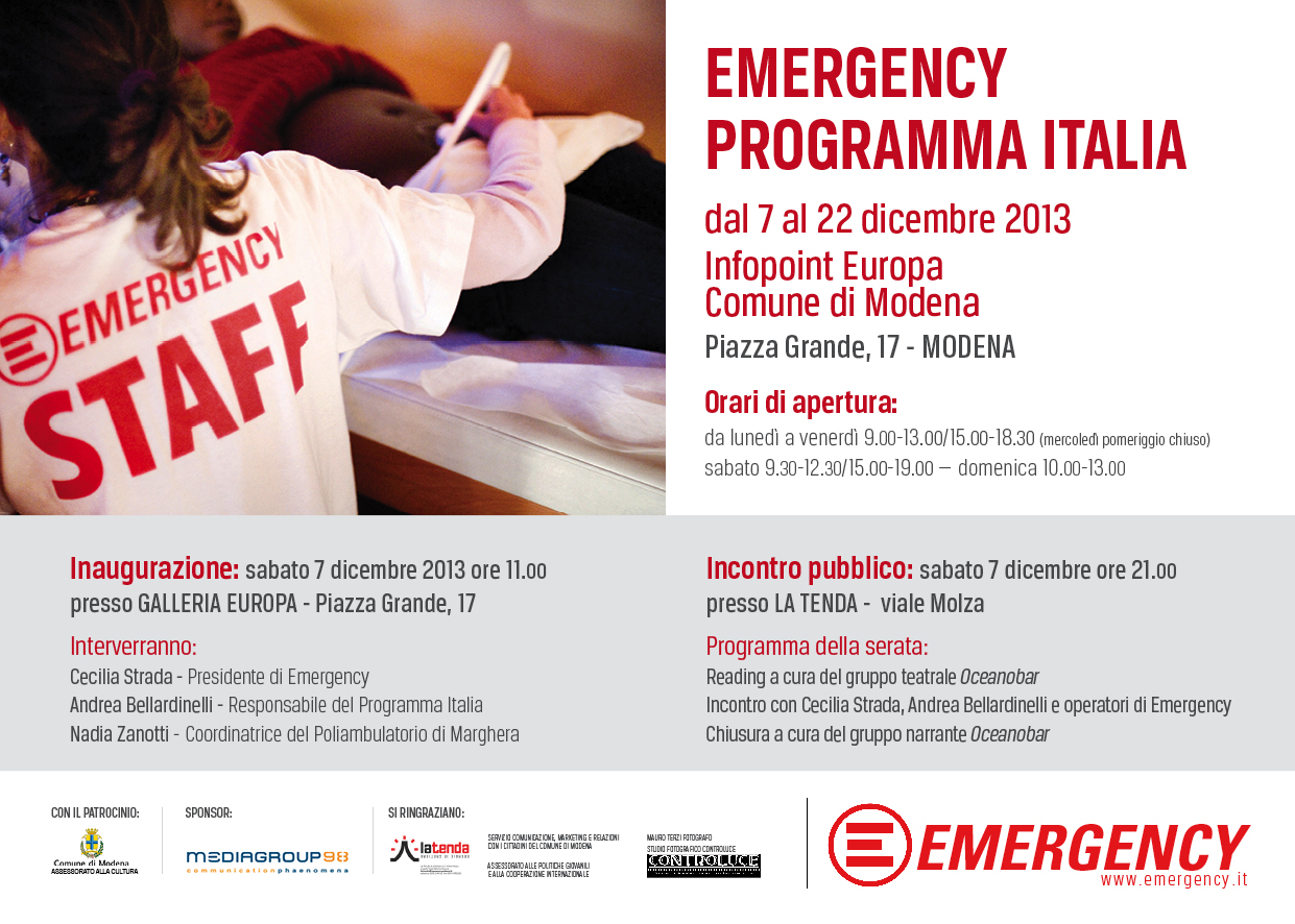 EMERGENCY - PROGRAMMA ITALIA