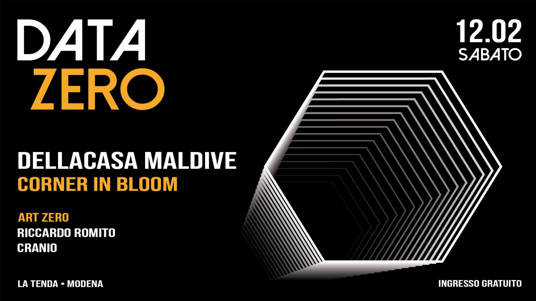 DATA ZERO • Dellacasa Maldive + Corner in Bloom  |  ART • Riccardo Romito + Cranio 