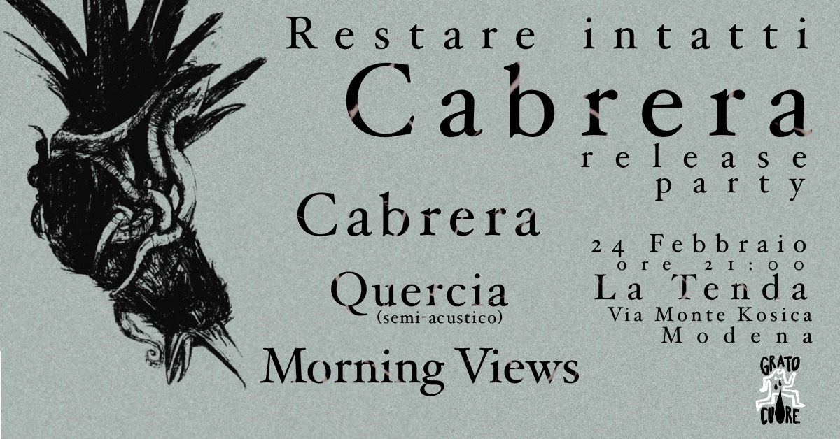 LIVE @ ROCK Cabrera release show w/Quercia & Morningviews