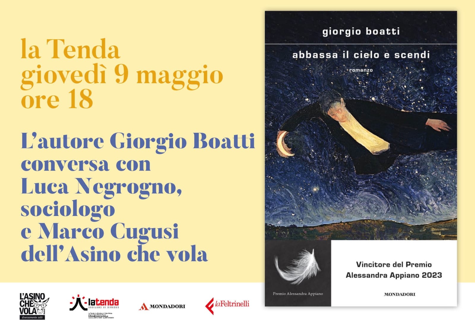 “Abbassa il cielo e scendi” di Giorgio Boatti 