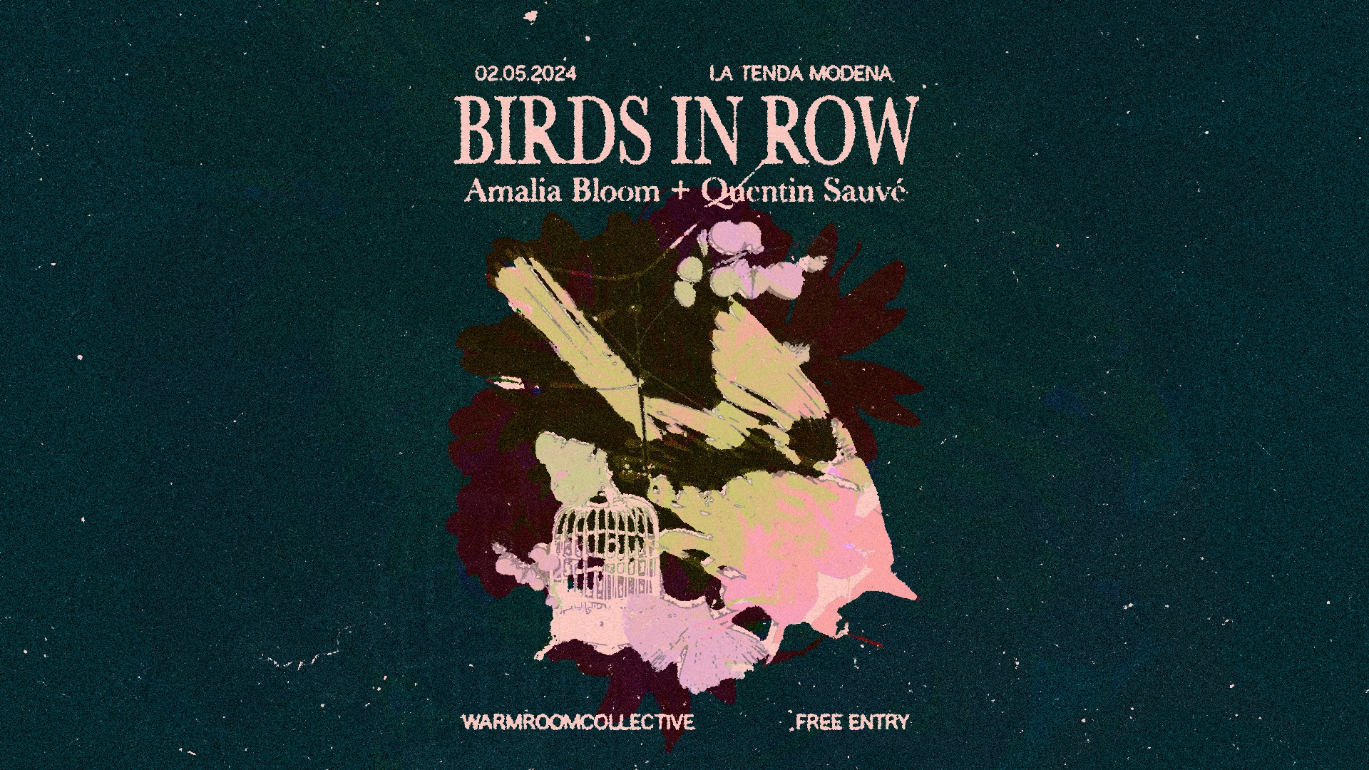 BIRDS IN ROW (fr) + QUENTIN SAUVÈ (fr) + AMALIA BLOOM LIVE @ ROCK