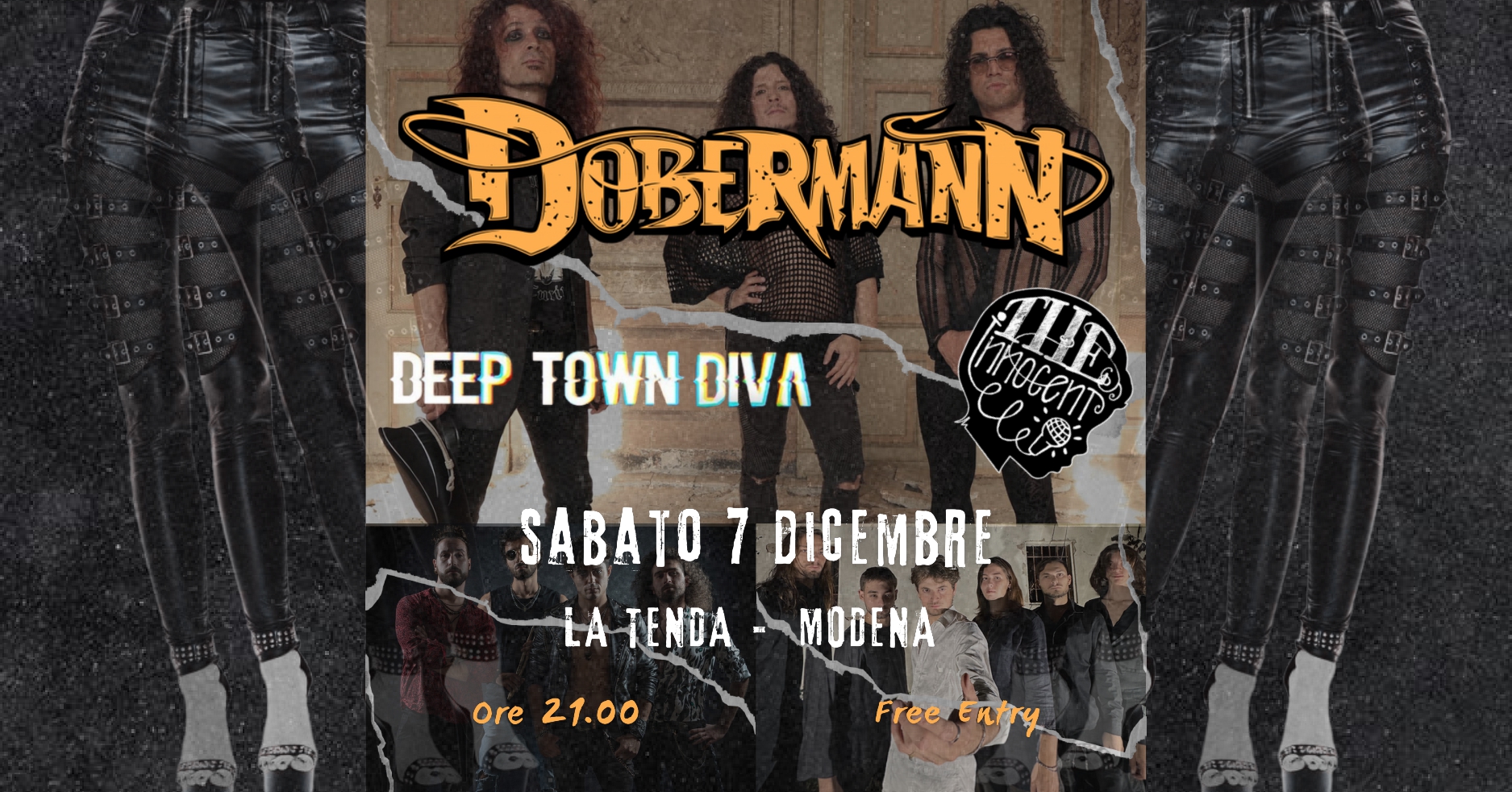 LIVE @ ROCK: Dobermann + Deep Town Diva + The Innocent