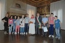 I ragazzi dell'associazione turca Milad in visita dal sindaco Pighi