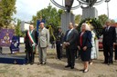 Da sinistra: il sindaco Giorgio Pighi, il presidente della Provincia Emilio Sabattini,  il prefetto Michele di Bari e il console Usa Sarah Morrison