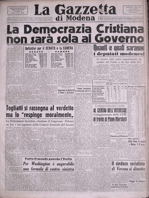 ASCMO La Gazzetta di Modena 22 aprile 1948 Emeroteca.jpg Sito