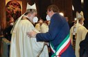 Il saluto del sindaco a Monsignor Giacomo Morandi