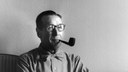 Lo scrittore Georges Simenon