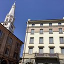 Palazzo in stile liberty in piazza Mazzini