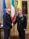 Sindaco Mezzetti e Generale Scandone