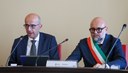 Il presidente Antonio Carpentieri con il sindaco Massimo Mezzetti