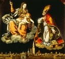 Ludovico Lana, La Madonna del Rosario e San Geminiano