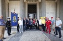 Tifosi e appassionati all'omaggio a Enzo Ferrari a San Cataldo