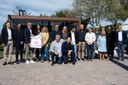 Foto di gruppo con alcuni sostenitori dell'iniziativa (foto di Luigi Ottani)